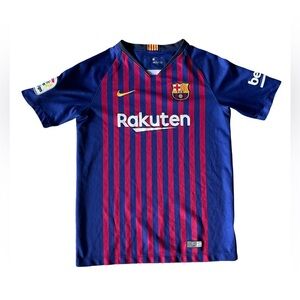 Nike FC Barcelona 2018 Home Jersey Youth Size XL